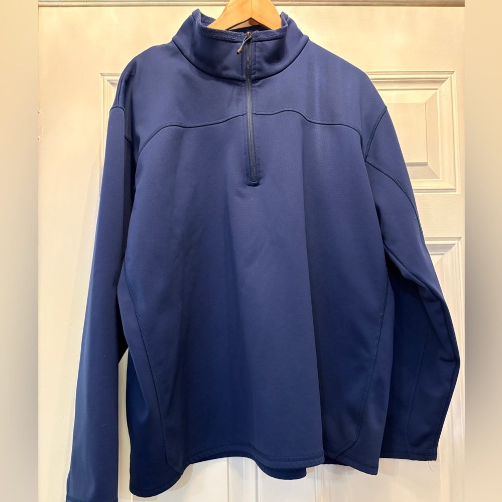 Cabela's Men's‎ Navy Quarter-Zip Jacket XXL Blokecore Practical Versatile